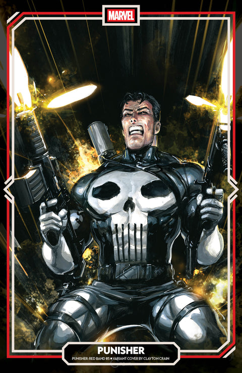 The Punisher: Red Band 5 Comic Clayton Crain Variant Marvel Comics 2026