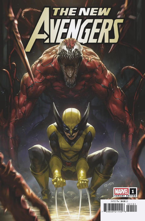 NEW AVENGERS #1 DERRICK CHEW CARNAGE AND LAURA KINNEY WOLVERINE VARIANT B Marvel Sam Humphries Ton Lima Derrick Chew