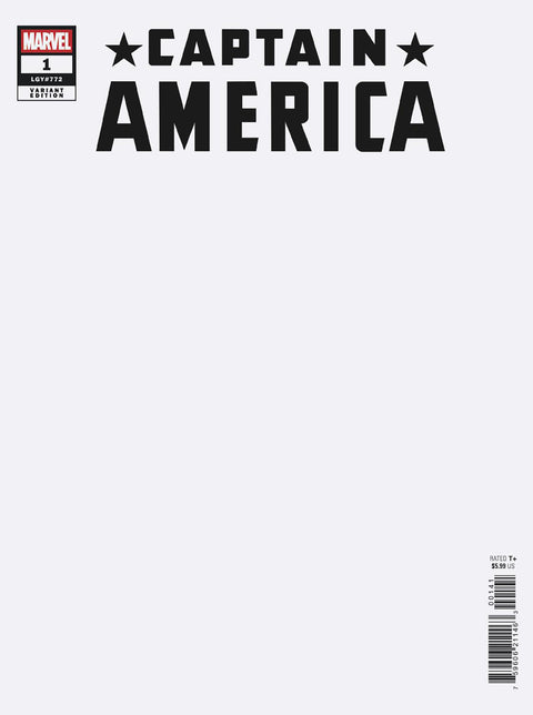 Captain America, Vol. 12 #1 (Cvr D) (2025) Blank Variant