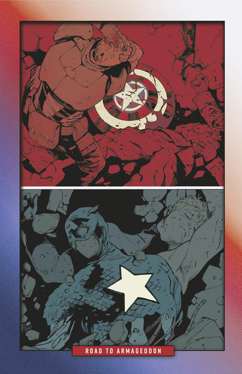 CAPTAIN AMERICA #3 VALERIO SCHITI RATIO VIRGIN 2ND PRINTING VARIANT 1:25 Marvel Chip Zdarsky Valerio Schiti Valerio Schiti