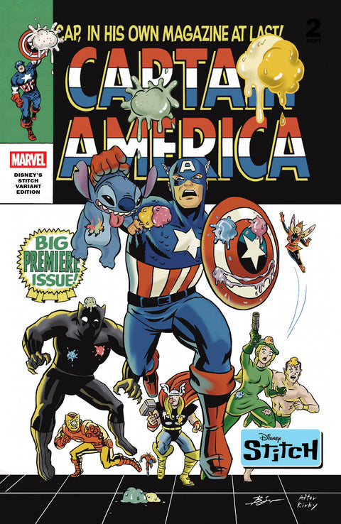 Captain America, Vol. 12 3 Comic Benjamin Su Stitch Variant Marvel Comics 2025