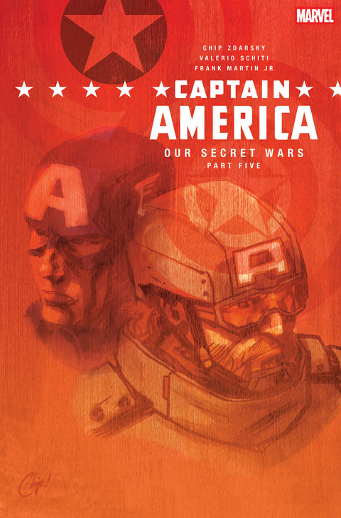 Captain America, Vol. 12 5 Comic Chip Zdarsky Variant Marvel Comics 2025