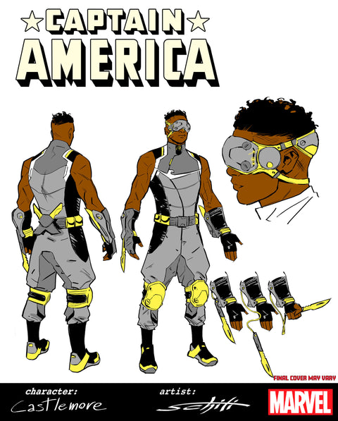 Captain America, Vol. 12 7 Comic Valerio Schiti Incentive Design Variant (1:10) Marvel Comics 2026