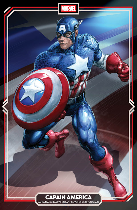 Captain America, Vol. 12 7 Comic Clayton Crain Variant Marvel Comics 2026