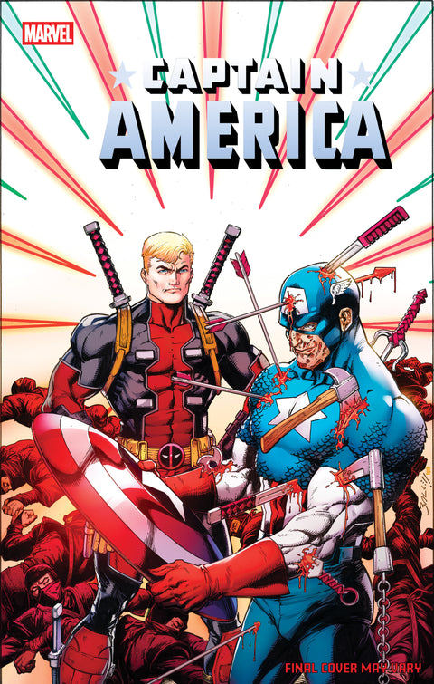 Captain America, Vol. 12 9 Comic Mark Bagley April Pool's Day Variant Marvel Comics 2026