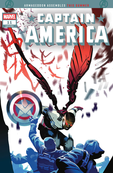 Captain America, Vol. 12 11 Comic Baldemar Rivas Variant Marvel Comics 2026
