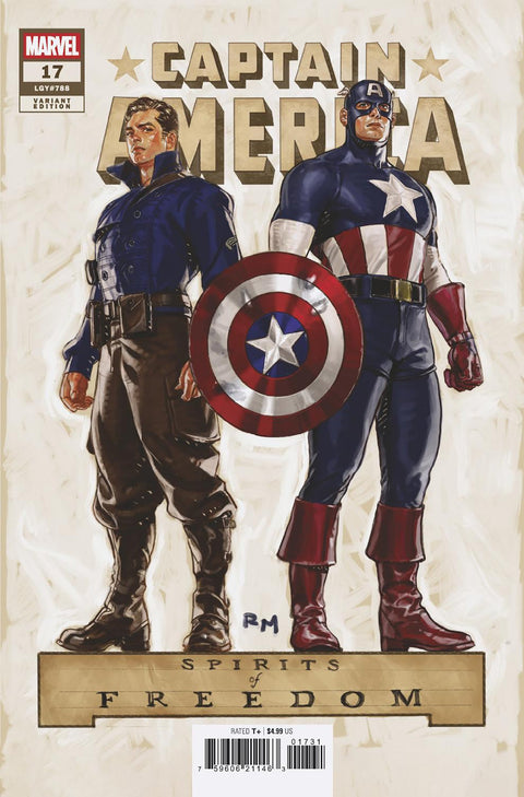 CAPTAIN AMERICA #17 RYAN MEINERDING VARIANT Marvel Chip Zdarsky Ton Lima Ryan Meinerding