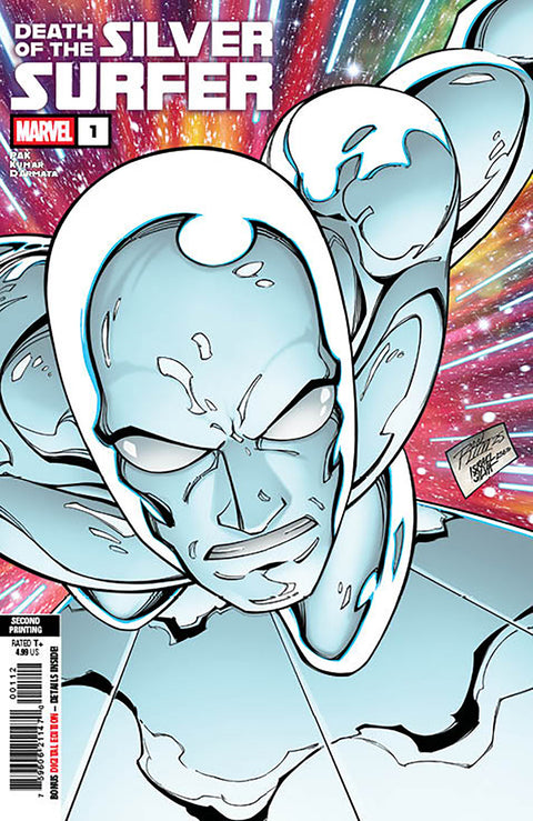 DEATH OF THE SILVER SURFER #1 RON LIM 2ND PRINTING VARIANT Marvel Greg Pak Sumit Kumar Ron Lim