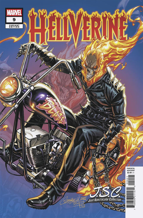 Hellverine, Vol. 2 9 Comic J. Scott Campbell Variant Marvel Comics 2025