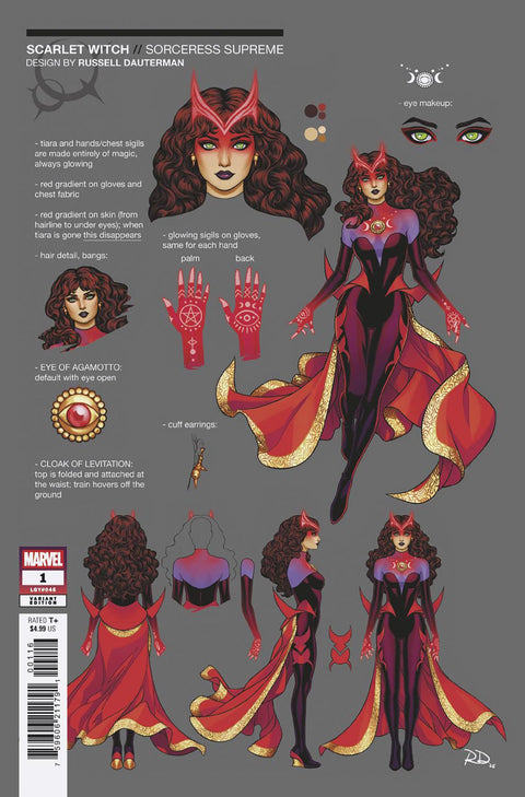 Sorcerer Supreme 1 Comic Classified Design Incentive Variant (1:10) Marvel Comics 2026