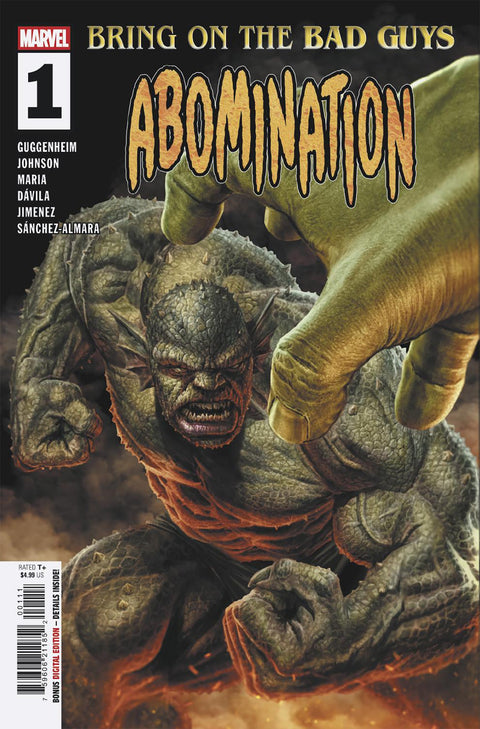 Bring on the Bad Guys: Abomination 1 Comic Lee Bermejo Marvel Comics 2025
