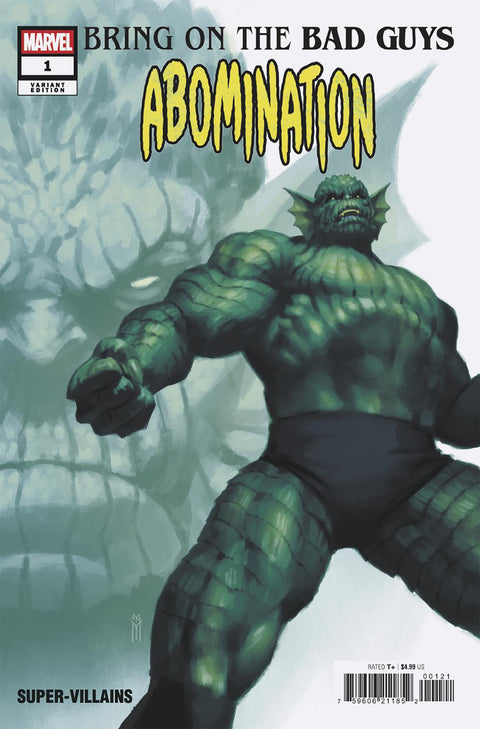 Bring on the Bad Guys: Abomination 1 Comic Miguel Mercado Variant Marvel Comics 2025