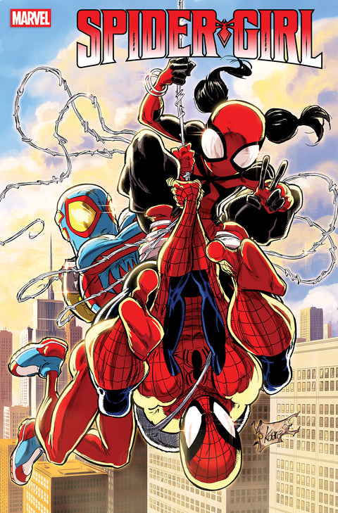 SPIDER-GIRL #1 KAARE ANDREWS FOIL VARIANT Marvel Torunn Gronbekk Andre Risso Kaare Andrews