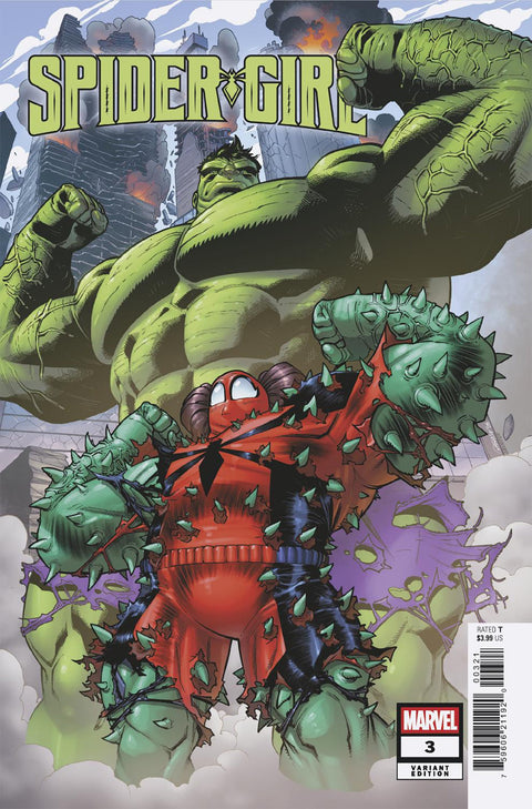 Spider-Girl, Vol. 3 3 Comic Javier Garrón Spider-girl Funhouse Mirror Variant Marvel Comics 2025
