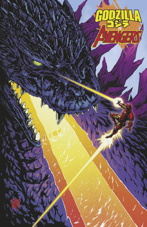 GODZILLA VS. AVENGERS #1 TAKASHI OKAZAKI FOIL VARIANT Marvel David Walker Georges Jeanty Takashi Okazaki