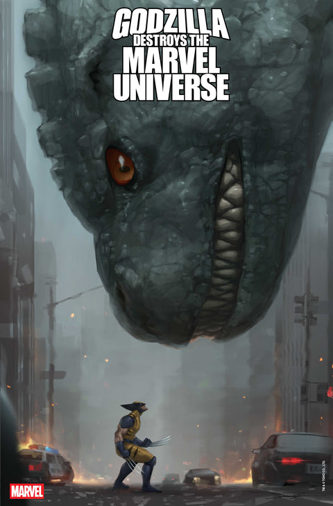 Godzilla Destroys the Marvel Universe 3 Comic Jeehyung Lee Variant Marvel Comics 2025