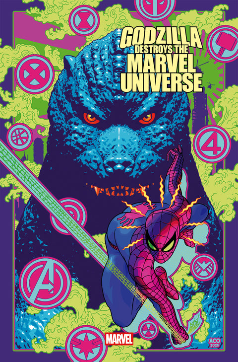 Godzilla Destroys the Marvel Universe 4 Comic ACO Marvel Comics 2025