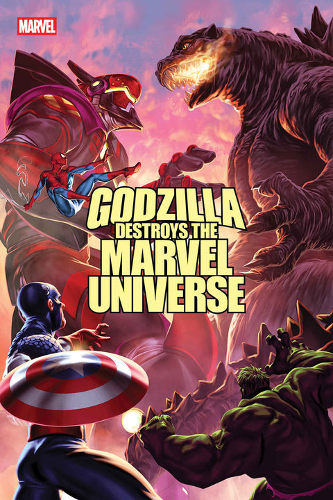 Godzilla Destroys the Marvel Universe 5 Comic Mark Brooks Marvel Comics 2025