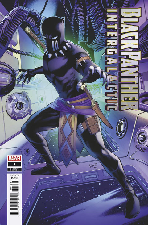 Black Panther: Intergalactic 1 Comic Greg Land Variant Marvel Comics 2025