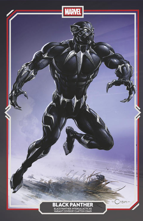 BLACK PANTHER: INTERGALACTIC #2 CLAYTON CRAIN VARIANT Marvel Victor LaValle Stefano Nesi Clayton Crain