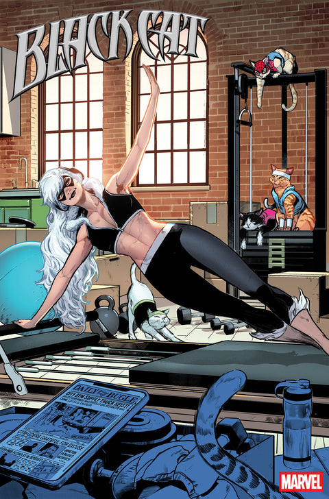 BLACK CAT #16 JUAN FRIGERI WORKOUT VARIANT Marvel G. Willow Wilson Andres Genolet Juan Frigeri