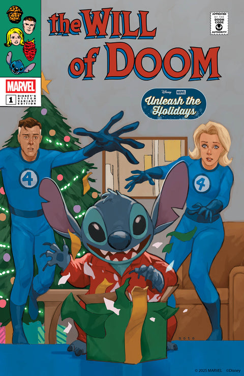 The Will of Doom 1 Comic Phil Noto Disney Stitch Unleash Variant Marvel Comics 2025