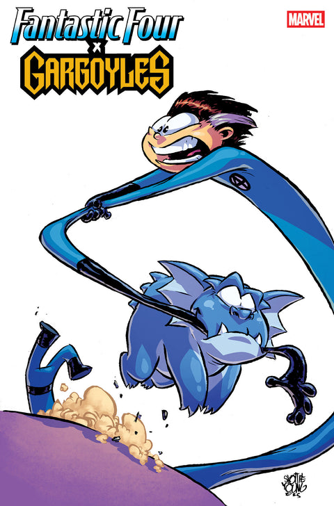 Fantastic Four / Gargoyles 1 Comic Skottie Young Marvel Comics 2025
