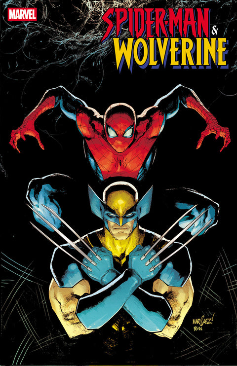 SPIDER-MAN & WOLVERINE #1 DAVID MARQUEZ VARIANT 1:25 Marvel Marc Guggenheim Kaare Andrews David Marquez