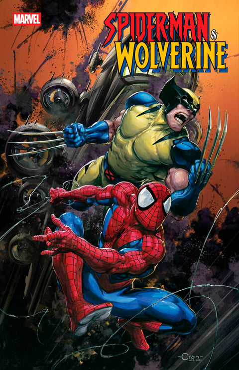 SPIDER-MAN & WOLVERINE #1 CLAYTON CRAIN VARIANT Marvel Marc Guggenheim Kaare Andrews Clayton Crain