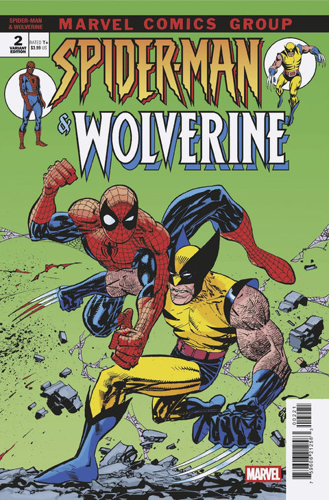 SPIDER-MAN & WOLVERINE #2 ERIK LARSEN VARIANT Marvel Marc Guggenheim Kaare Andrews Erik Larsen