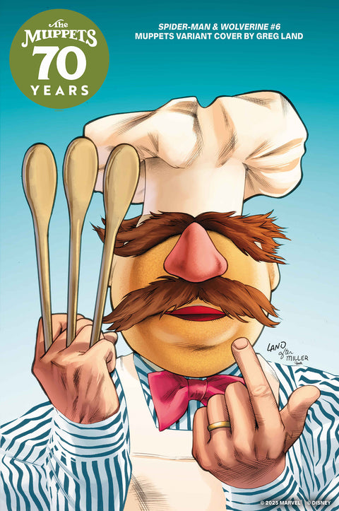 Spider-Man & Wolverine, Vol. 2 6 Comic Greg Land Muppets Marvel Comics 2025