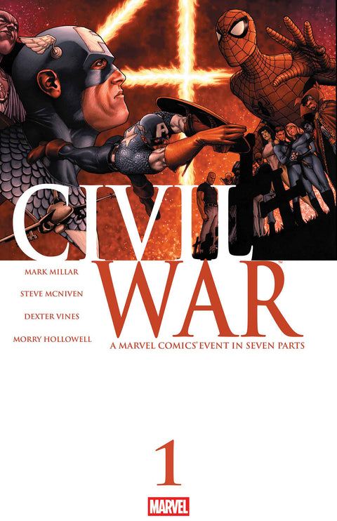 Civil War, Vol. 1 1 Comic Facsimile Foil Variant Marvel Comics 2025