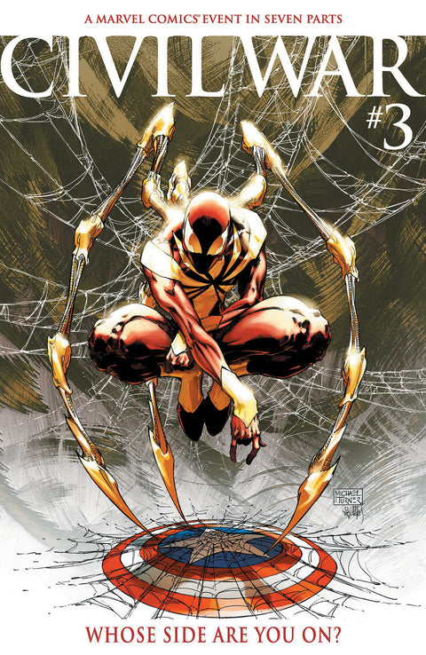 Civil War, Vol. 1 3 Comic Foil Michael Turner Facsimile Marvel Comics 2025