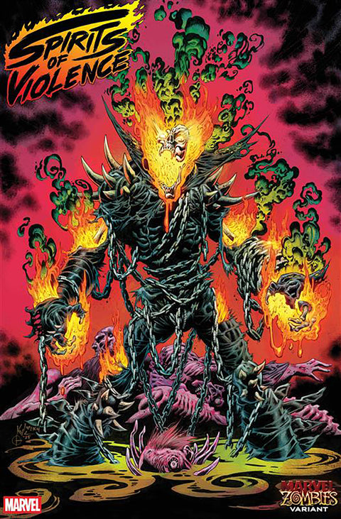 Spirits of Violence 1 Comic Kyle Hotz Marvel Zombies Marvel Comics 2025