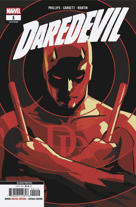 Daredevil, Vol. 9 1 Comic 2nd Printing Lee Garbett Marvel Comics 2026