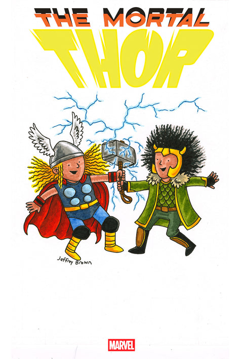 The Mortal Thor 1 Comic Jeffrey Brown Variant Marvel Comics 2025
