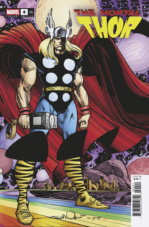 The Mortal Thor 4 Comic Walt Simonson Variant Marvel Comics 2025