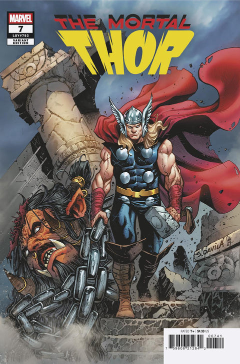 The Mortal Thor 7 Comic Sergio Davila Variant Marvel Comics 2026