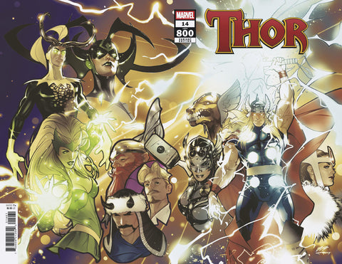 Thor, Vol. 7 800 Comic Pablo 'Lobos' Villalobos 800 Celebration Wraparound Variant Marvel Comics 2026