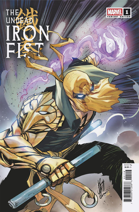 The Undead Iron Fist 1 Comic 1:25 Stefano Caselli Incentive Marvel Comics 2025