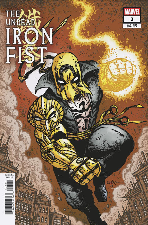 The Undead Iron Fist 3 Comic Variant Marvel Comics 2025
