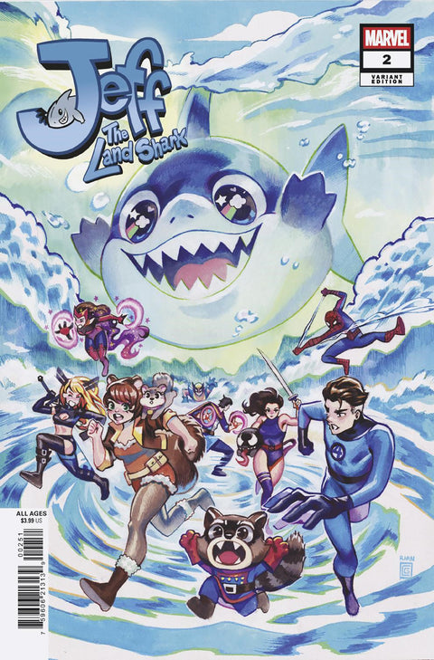 JEFF THE LAND SHARK #2 RIAN GONZALES VARIANT Marvel Kelly Thompson Tokitokoro Rian Gonzales