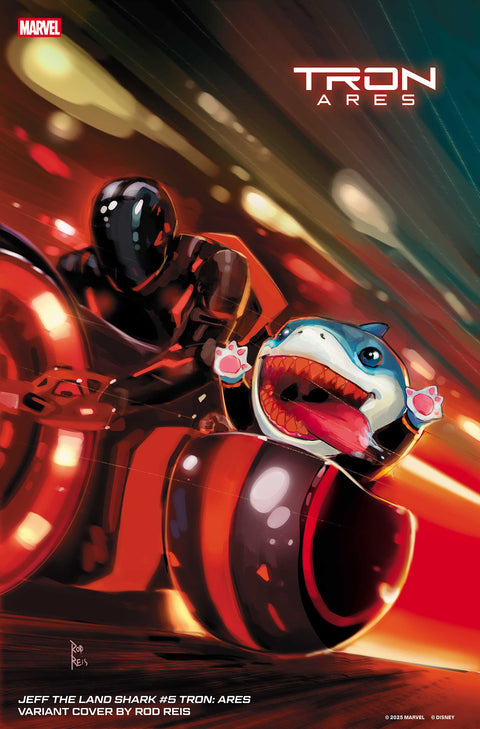 Jeff the Land Shark 5 Comic Rod Reis Tron: Ares Variant Marvel Comics 2025