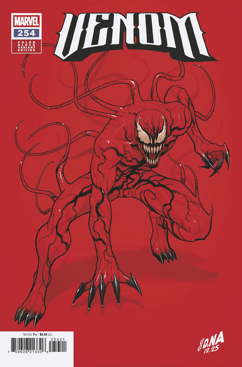 All-New Venom 254 Comic David Nakayama Color Block Red Variant Marvel Comics 2026