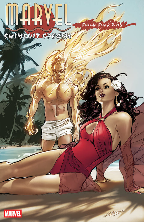 MARVEL SWIMSUIT SPECIAL: FRIENDS, FOES & RIVALS #1 PABLO VILLALOBOS VARIANT Marvel Tim Seeley Nick Bradshaw Pablo Villalobos