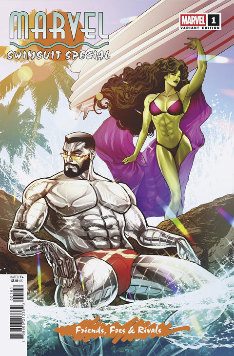 MARVEL SWIMSUIT SPECIAL: FRIENDS, FOES & RIVALS #1 LUCAS WERNECK VARIANT Marvel Tim Seeley Nick Bradshaw Lucas Werneck