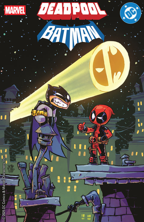 Marvel / DC: Deadpool / Batman 1 Comic Skottie Young Variant DC Comics and Marvel Comics 2025