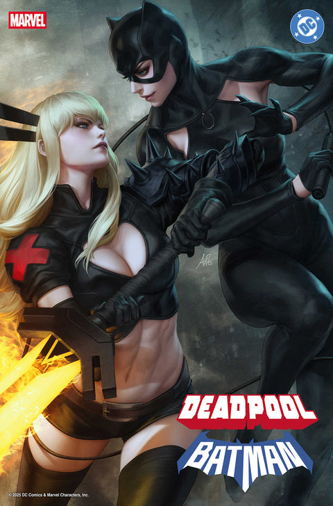 Marvel / DC: Deadpool / Batman 1 Comic Artgerm Variant DC Comics and Marvel Comics 2025