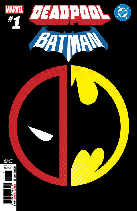 Marvel / DC: Deadpool / Batman 1 Comic Mashup Insignia Variant DC Comics and Marvel Comics 2025