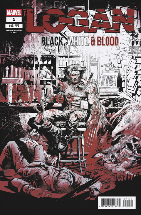 Logan: Black, White &; Blood 1 Comic Adam Kubert Variant Marvel Comics 2026